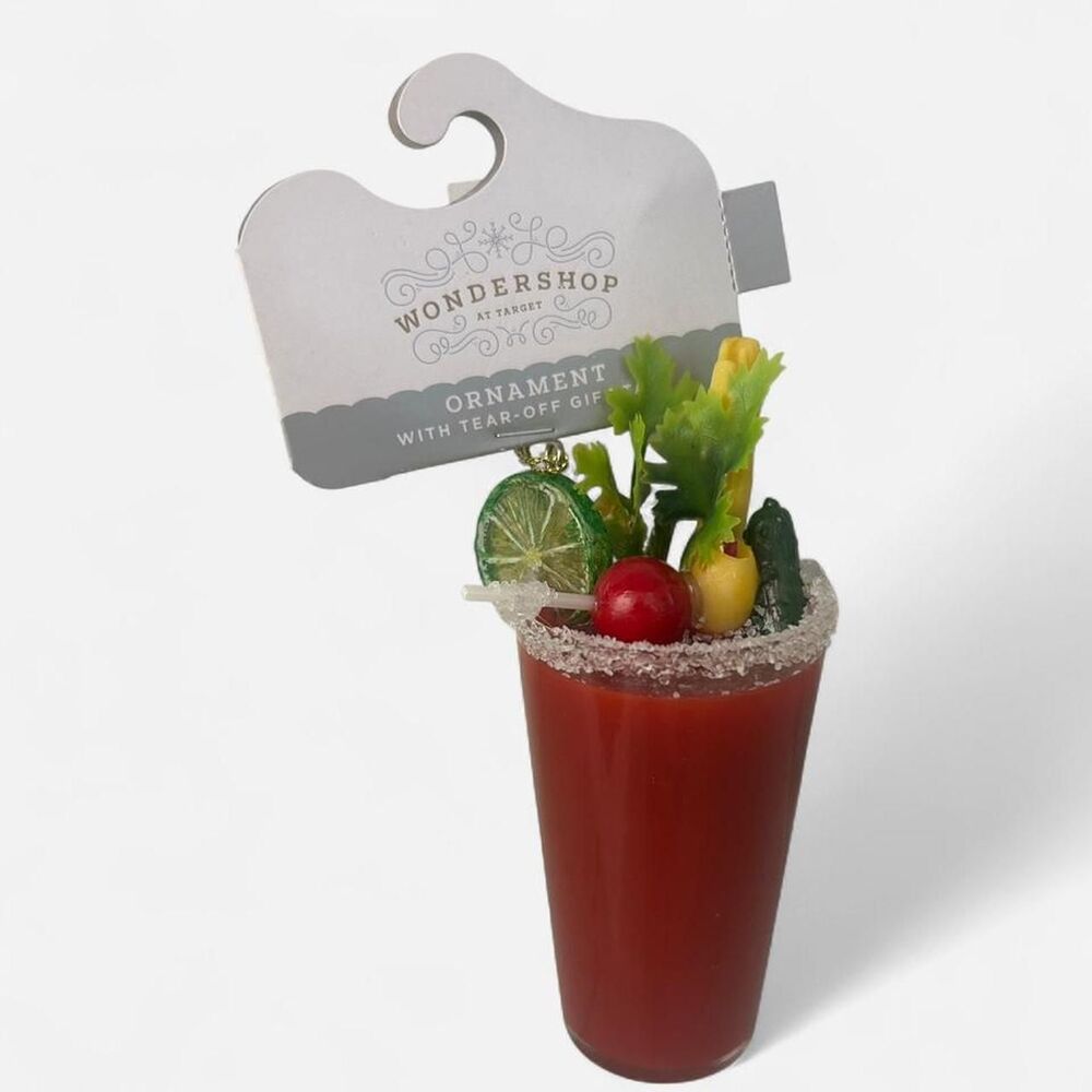 NWT 4” Miniature Bloody Mary Christmas Ornament